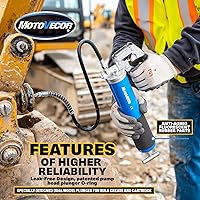 Vista 4 de STEINBRÜCKE Pistola de engrase con agarre de pistola de alto rendimiento, manguera flexible reforzada extra larga de 27 pulgadas