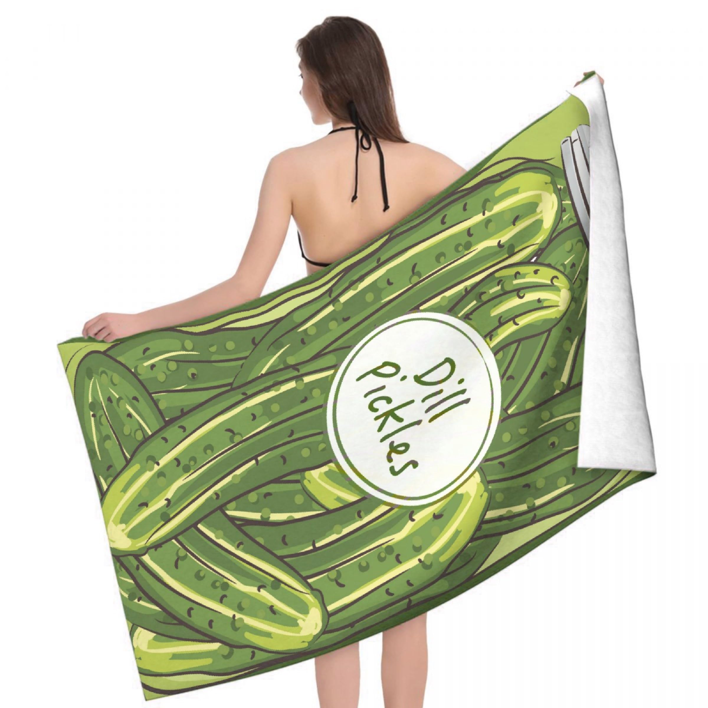 Dock & Bay Beach Towel - Quick Dry, Sand Free - Compact, Lightweight - 100% Recycled - Includes Bag - Cabana - Cancun Green - Large (160x90cm, 63x35