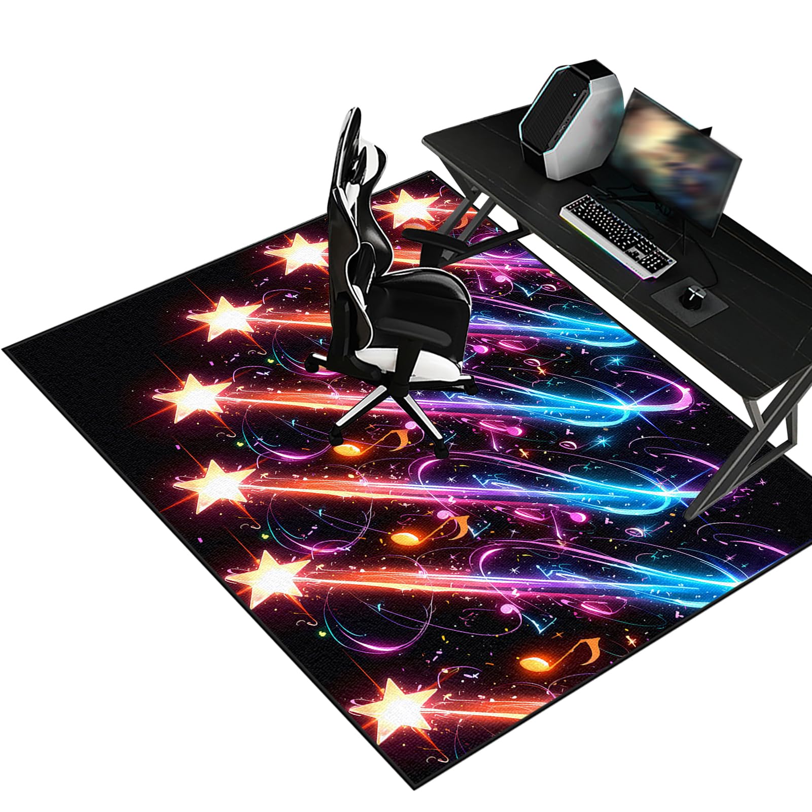 Heavy Duty Office Gaming Chair Mats for Carpeted and Hardwood Floor Desk Chair Mat Carpet Protector Chair Mat for Home and Office Hard-Floor Chair Mats Floor Mat for Office Chair 160 x 200 cm