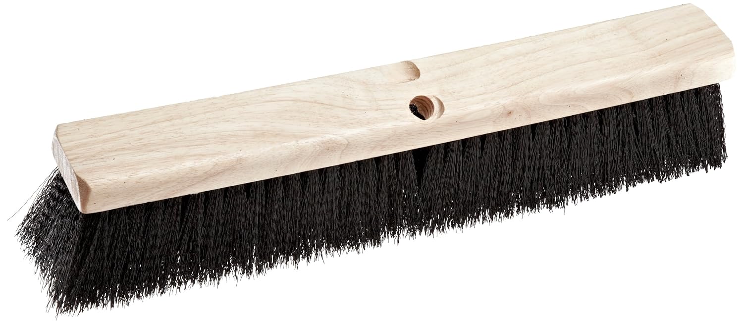 Weiler 42047 36" Block Size, Black Tampico Fill, Medium Sweep Floor Brush