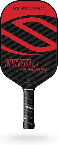 Selkirk Sport Vanguard - Paleta híbrida de pickleball de fibra de carbono con núcleo de polipropileno X5, raquetas de pickleball