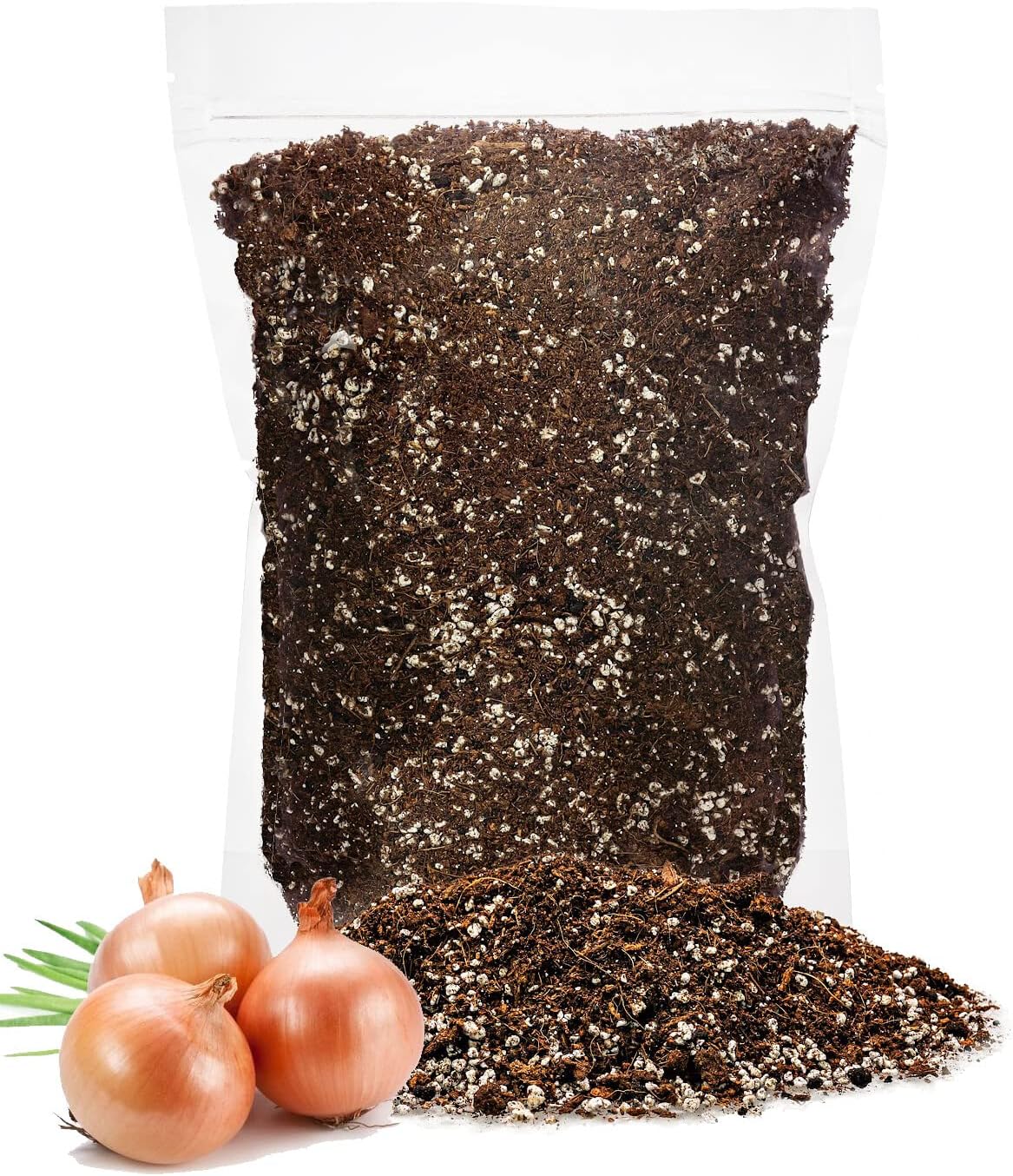 GARDENERA Premium Organic Potting Soil for Onions - (3 Quart Bag)