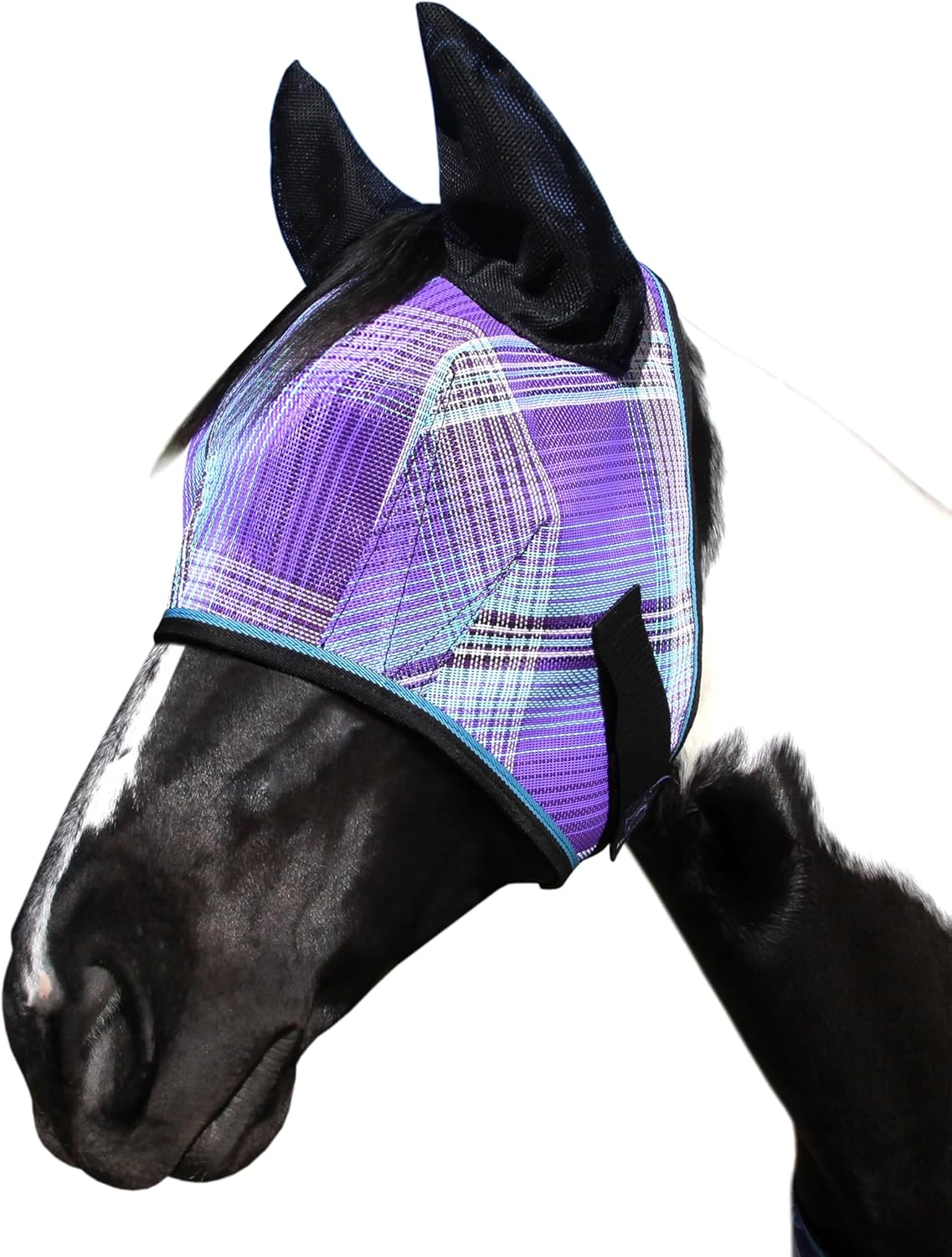 Kensington Fly Mask w/Web & Nose Size: L-Avg Color: 2017-Lavender Mint