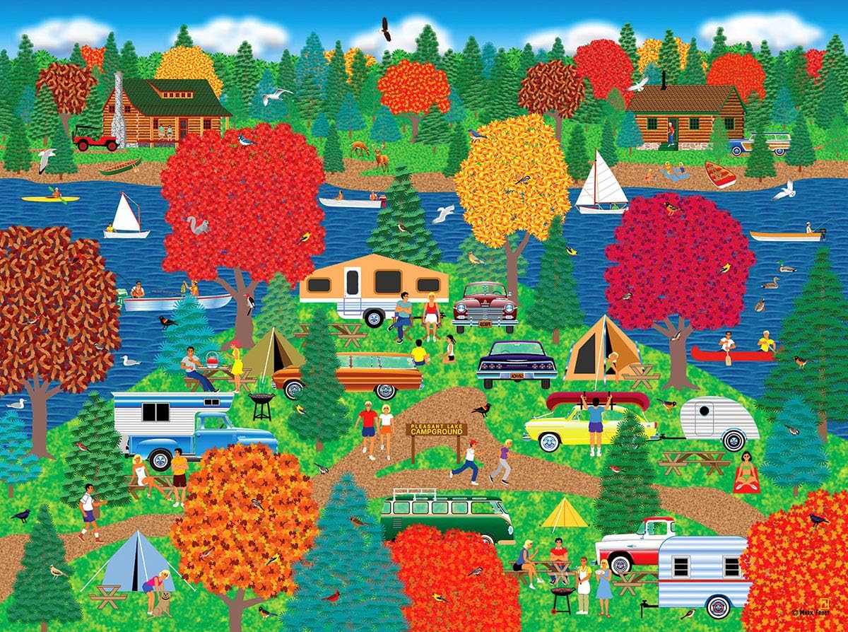 Lafayette Puzzles Home Country Fall Camping Pleasure