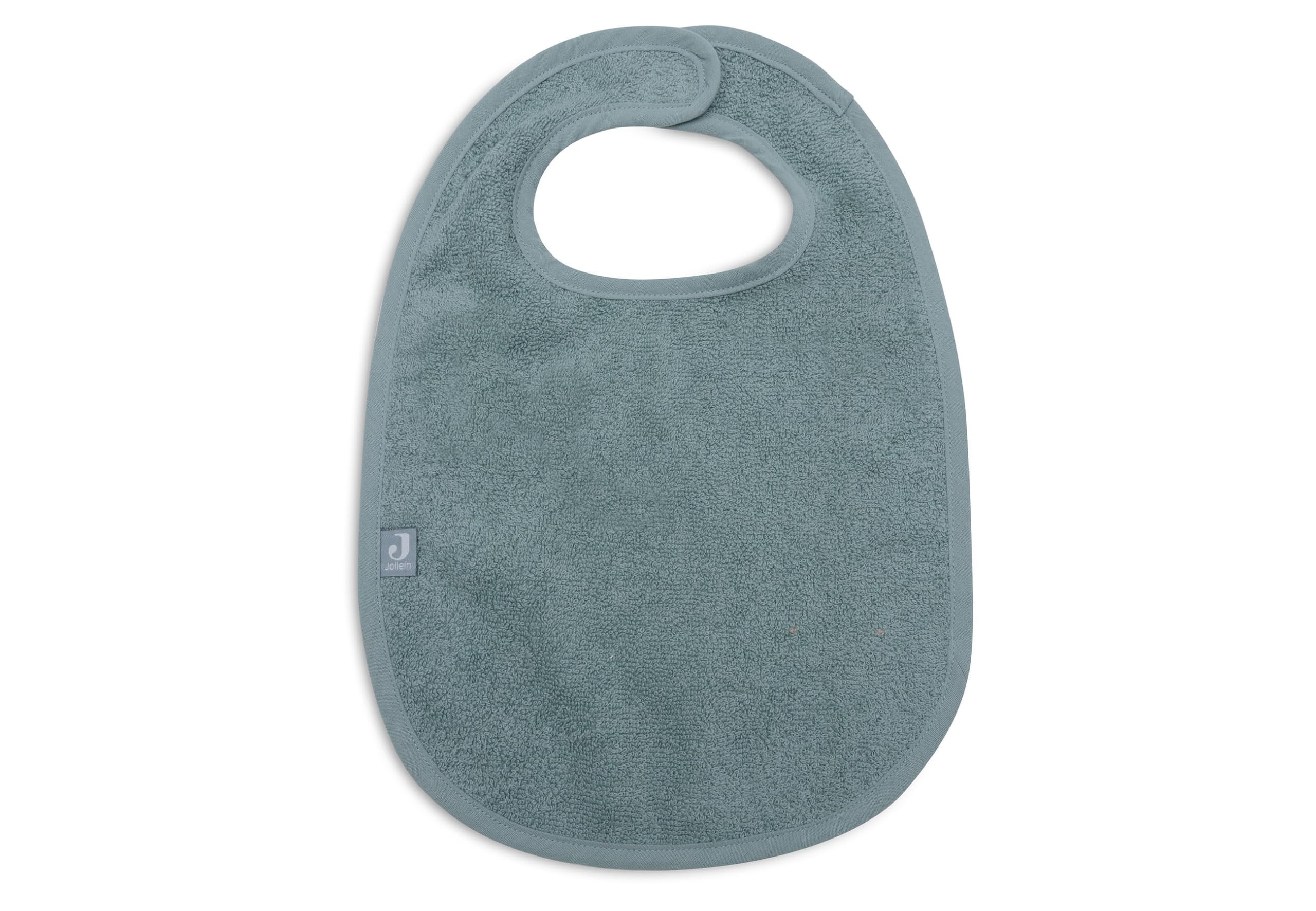 Jollein Baby Bib, Terry Towelling, Sea Green/Nougat/Biscuit, Pack of 3-100% Cotton, with Velcro Fastening, Baby Bib - Image 2