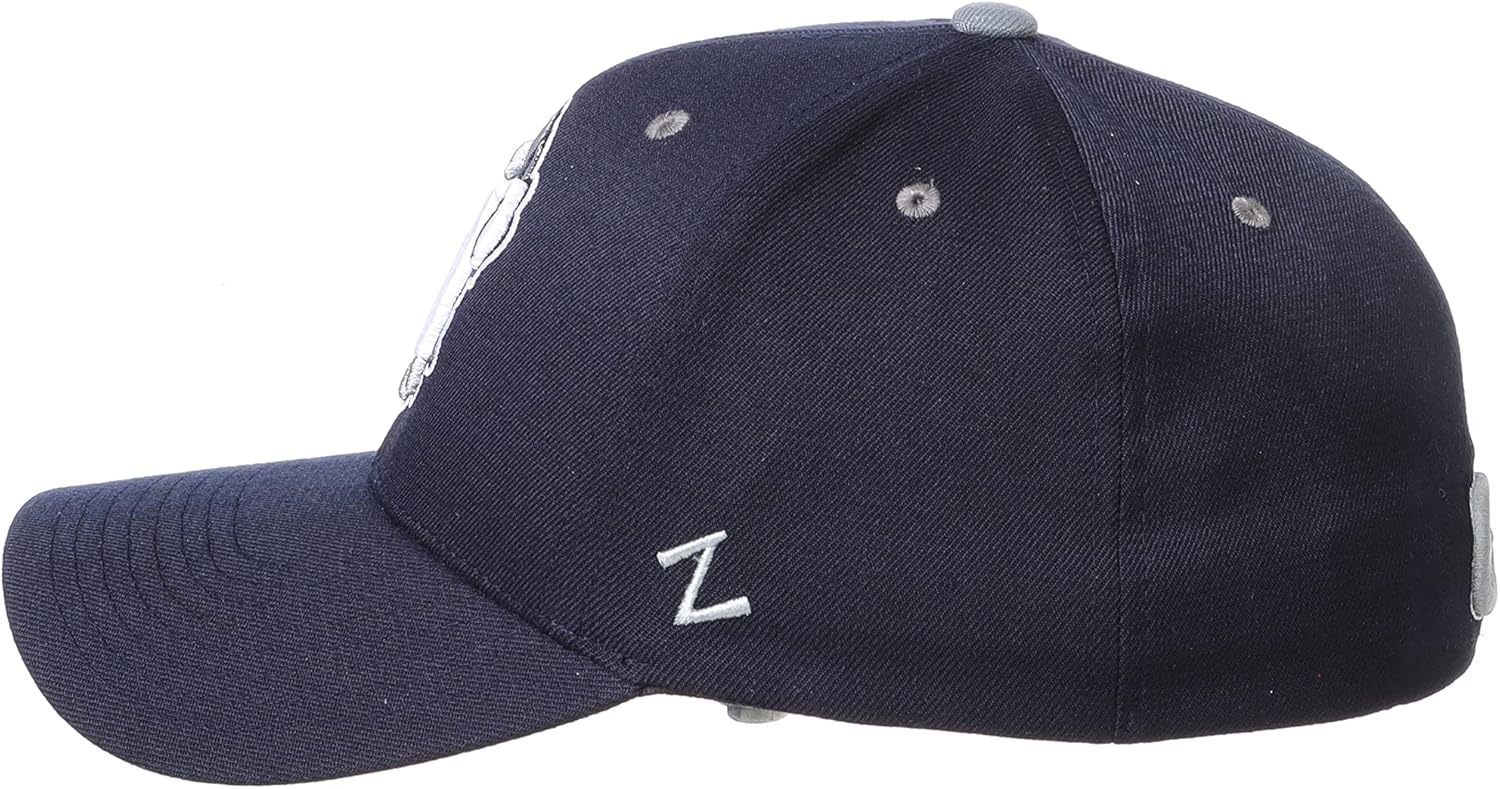 ZHATS NCAA Mens Stretch Fitted Hat Team Color - Image 6