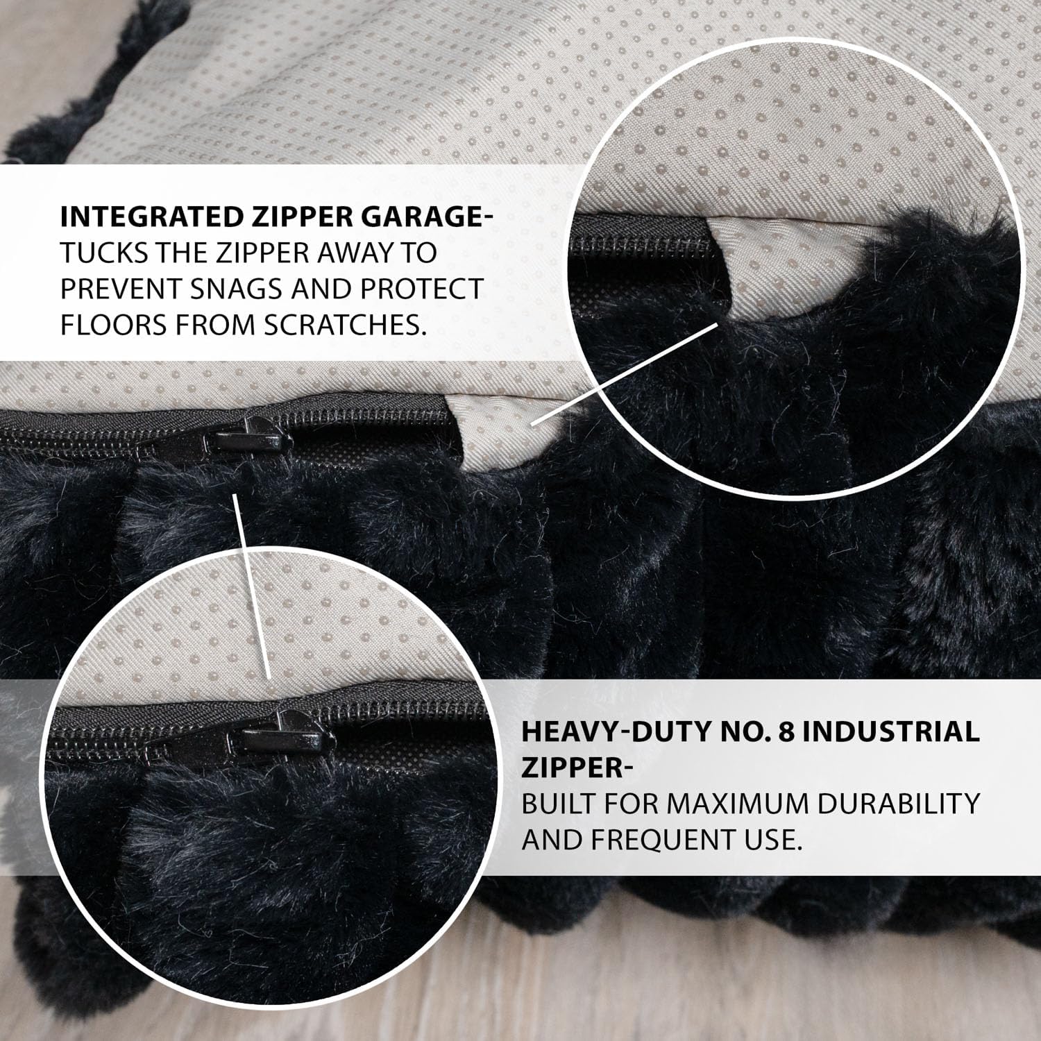 Crash Pad - Sensory Pad with Cover Foam Blocks for Kids and Adults, Ideal Gymnastics Equipment - Charcoal 60" X 60"