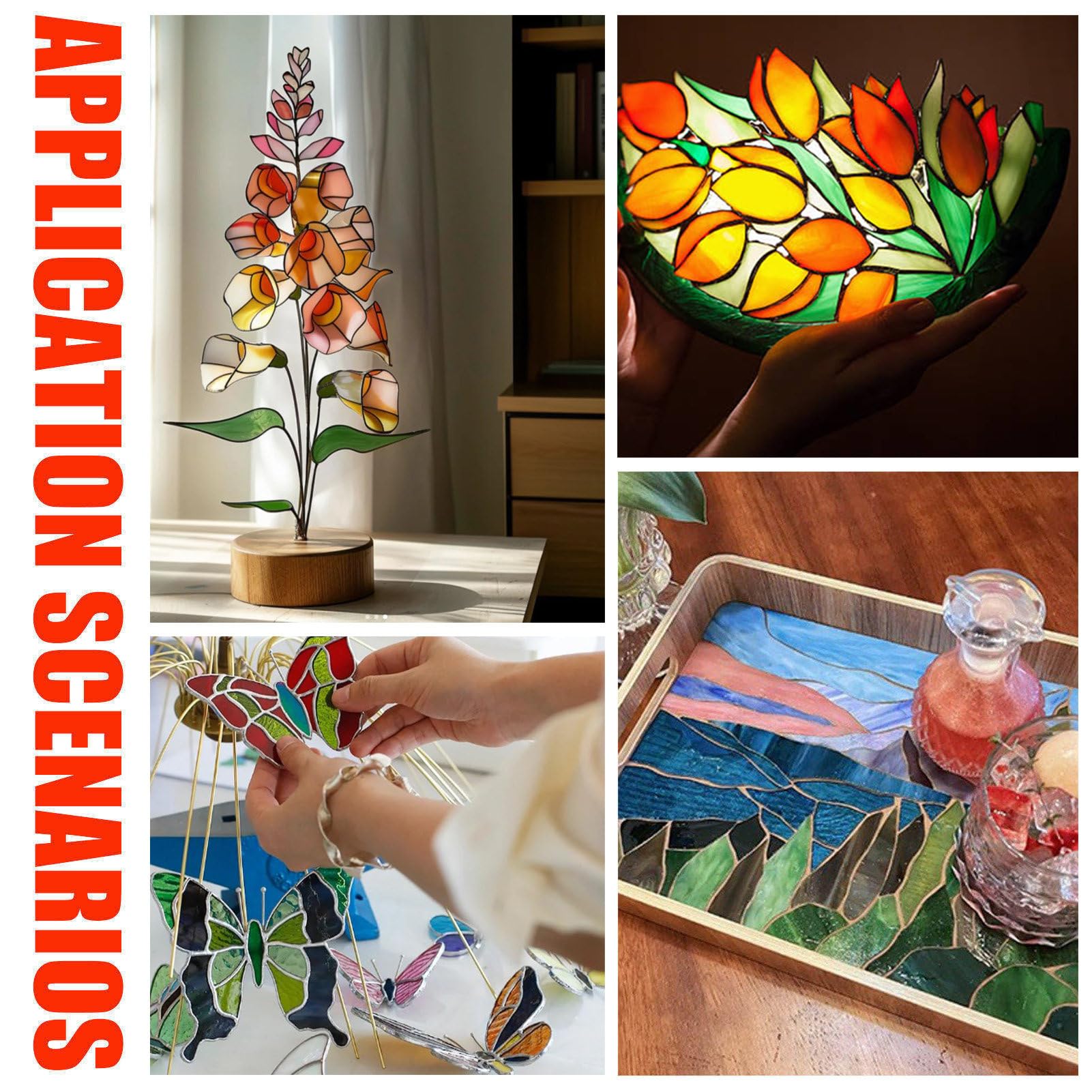 SICWEDIM Stained Glass Crafting Tool Set,with Glass Grinder with Grinder Bits/Grinding Disc&Glass Cutting Kit&Soldering Iron Kit&Automatic Water Supply kit