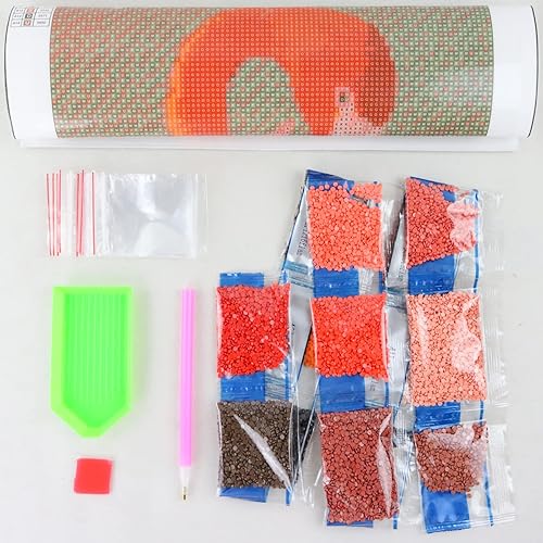 Miniatura 7 de Similane Kits de arte de diamantes para adultos y niños, cristal de taladro completo 5D, cuentas de arte de gemas de diamante, manualidades para