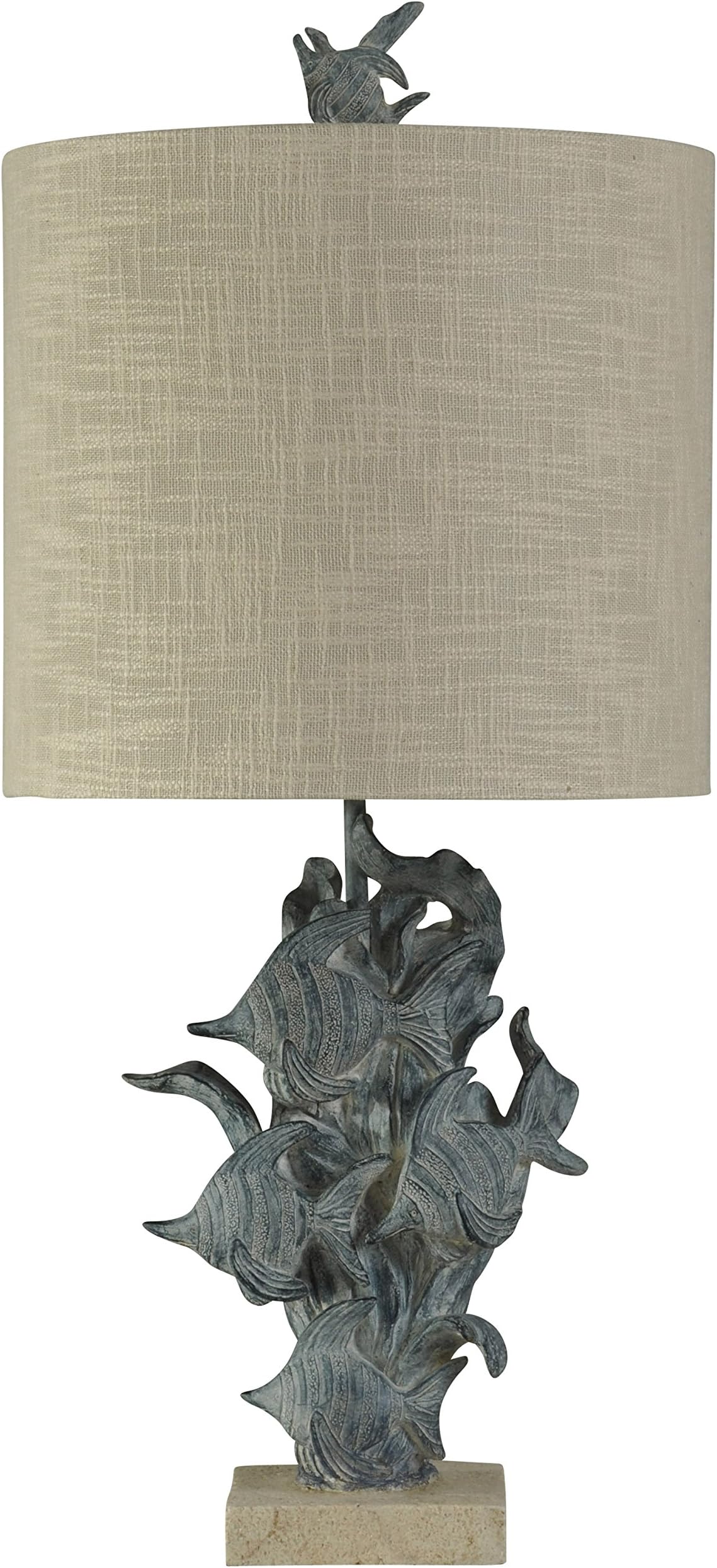 720354122349 Table Lamp, Dark Blue
