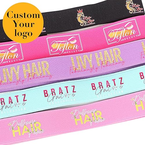 Miniatura 4 de Banda de fusión de encaje personalizada para pelucas con almohadilla para los oídos, banda elástica personalizada para que las pelucas coloquen