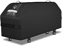 Vista 11 de Cubierta de parrilla resistente para Blackstone de 28 pulgadas con capucha, cubierta premium 5484 a prueba de roturas, cubierta plana para parrilla