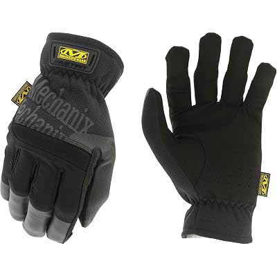 Mechanix Wear: FastFit Work Glove with Elastic Cuff for Secure Fit, Performance Gloves for Multi-purpose Use