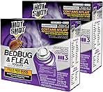 Hot Shot BedBug And Flea Fogger, Inhibits Flea Reinfestation, 2 Ounce Cans, 6 Count