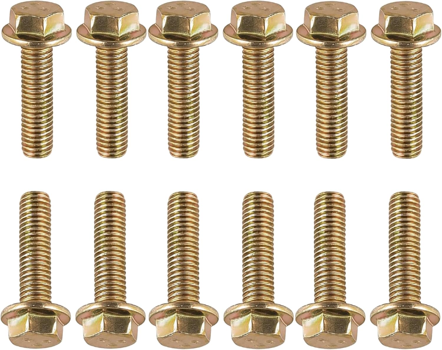 12Pcs Exhaust Manifold Bolts for Chevy GMC Cadillac 03413B 11518860 674014