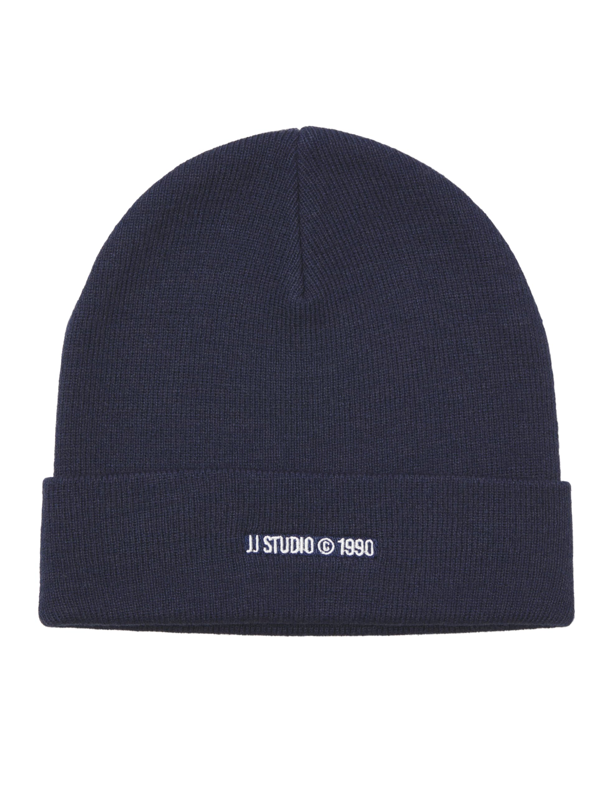 JACK & JONES Men's Jacbottle Beanie Knitted Hat, Blazer Navy, One Size