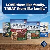 Vista 8 de Blue Buffalo Nudges Grillers - Golosinas naturales para perros, fabricadas en los Estados Unidos con pollo real, bolsa de 16 onzas