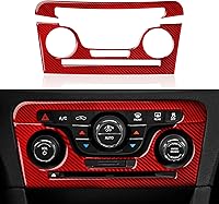 Vista 1 de Para 2011 2012 2013 2014 Dodge Charger Accesorios Consola central Aire Acondicionado Interruptor de Volumen Panel de Fibra de Carbono Pegatina
