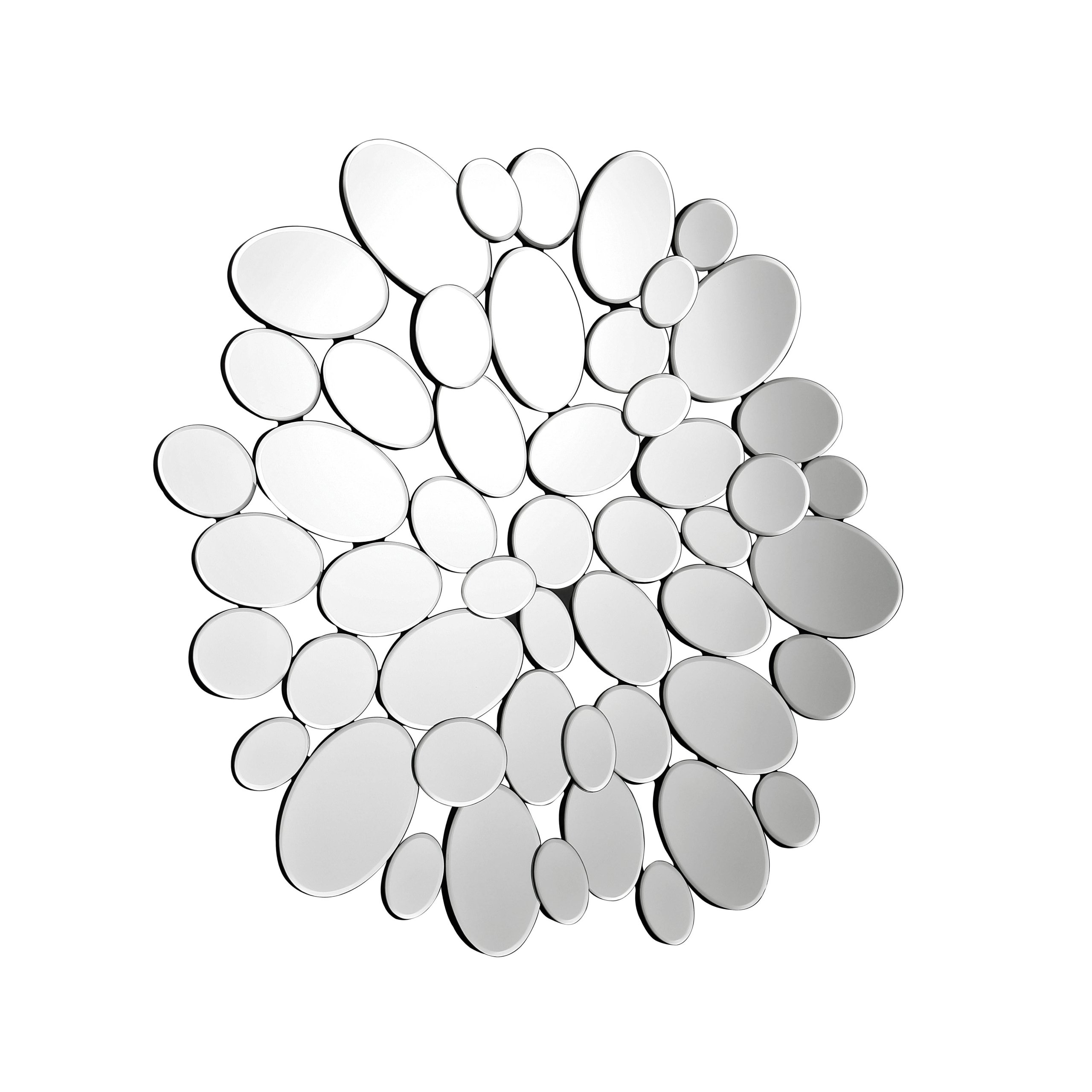 Orsina Tufa Pebble Frame Accent Wall Mirror from B&Q