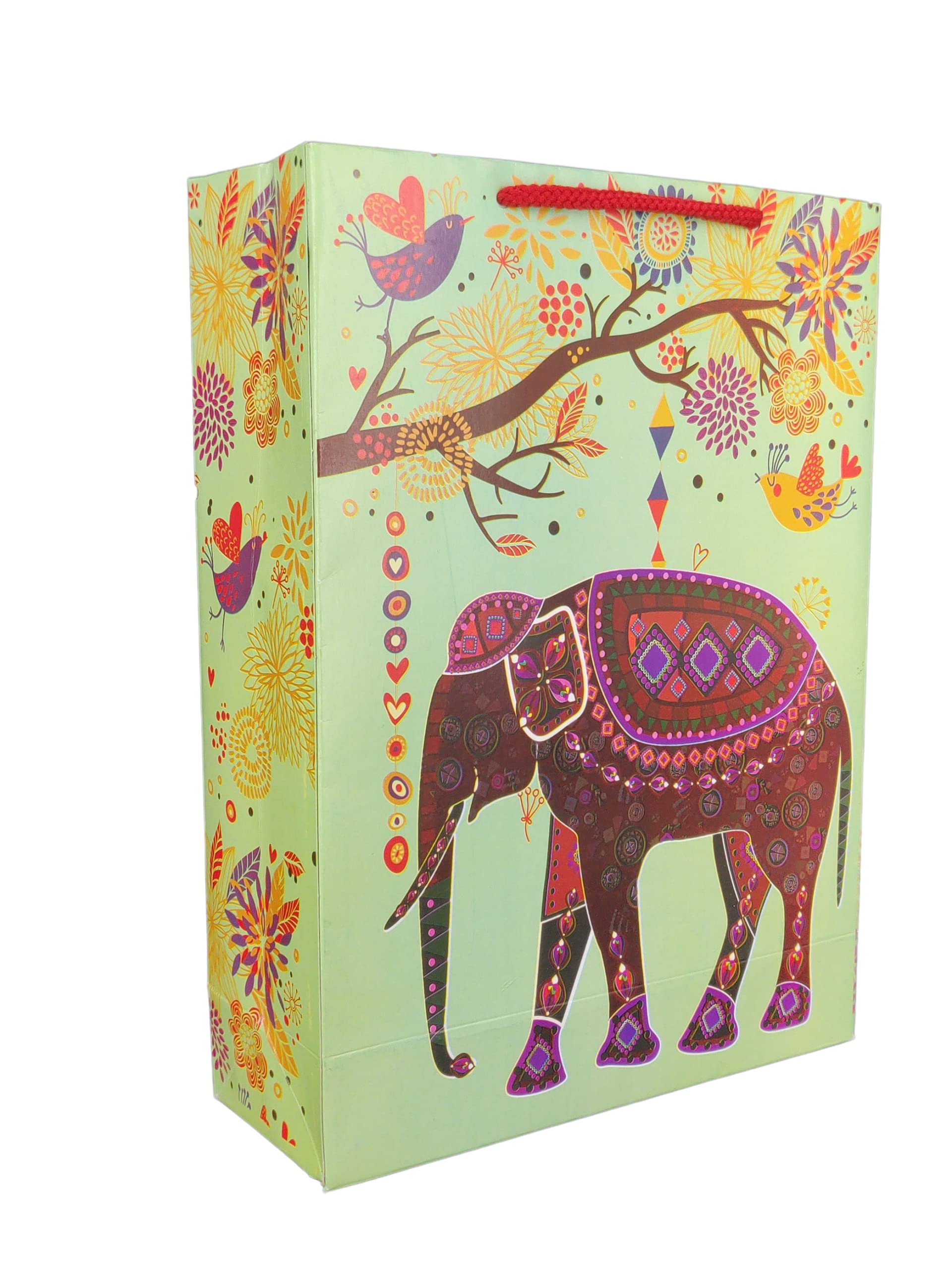 Arrow Paper Bags Elephant Design Gift Bags For Gifting, Weddings, Birthday, Holiday Presents (28Cm X 20 Cm X 7.5 Cm, Pack Of 80),Multi-Coloured (B07DHHT68S) Amazon Price History, Amazon Price Tracker