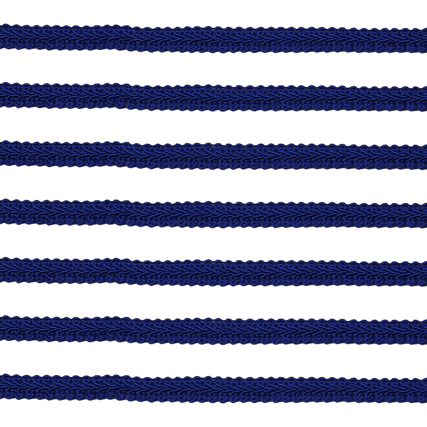 Tibaoffy Long 12 Yard Wide 12mm/0.47nch Centipede Ribbon Trim Lace Gimp Braid Decorated Lace for DIY Craft Sewing Fabric, Crafts and Sewing（Dark Blue）