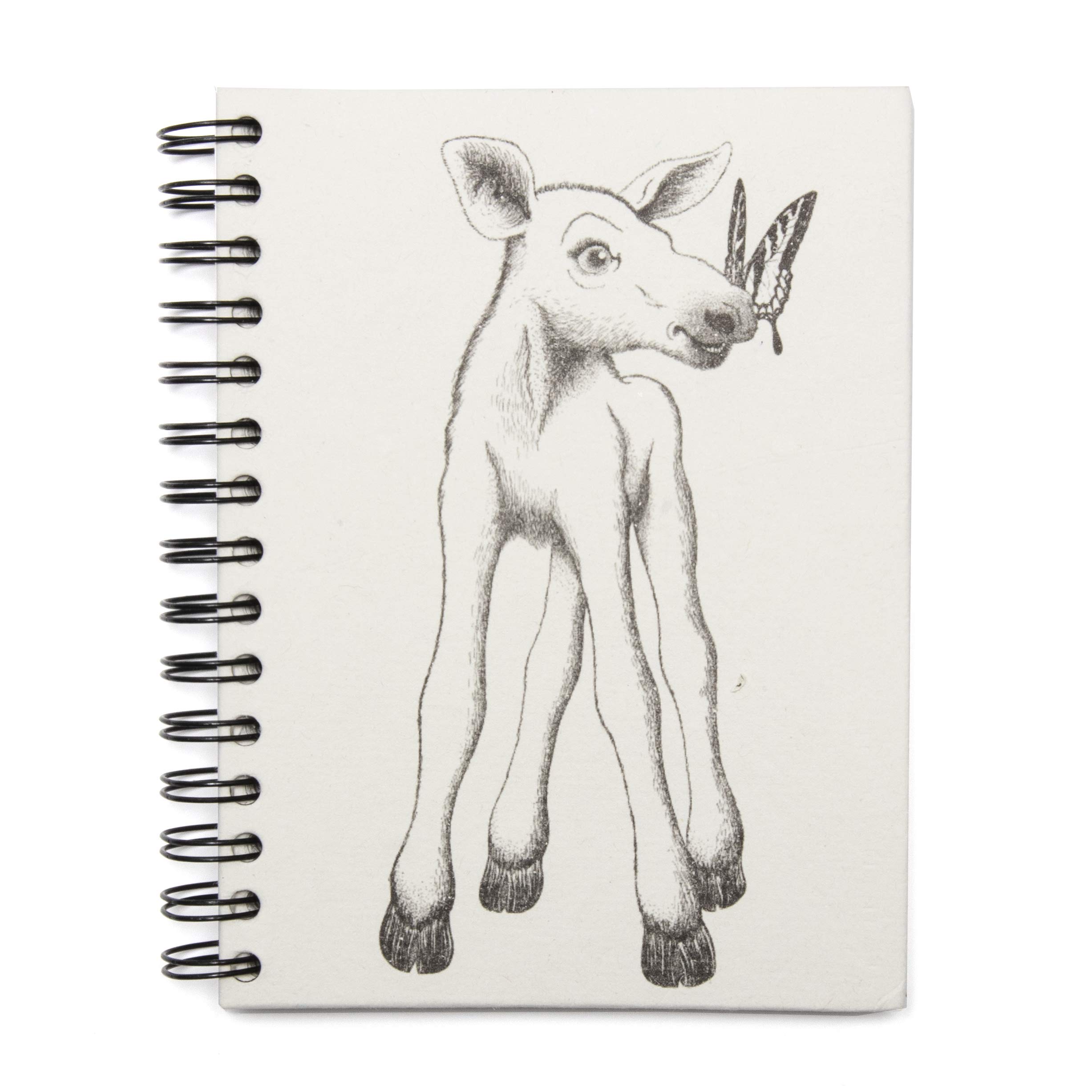Amazon Com Mr Ellie Pooh Elephant Dung Paper Handmade Baby Moose Sketch Spiral Notebook Sketchbook Journal Office Products