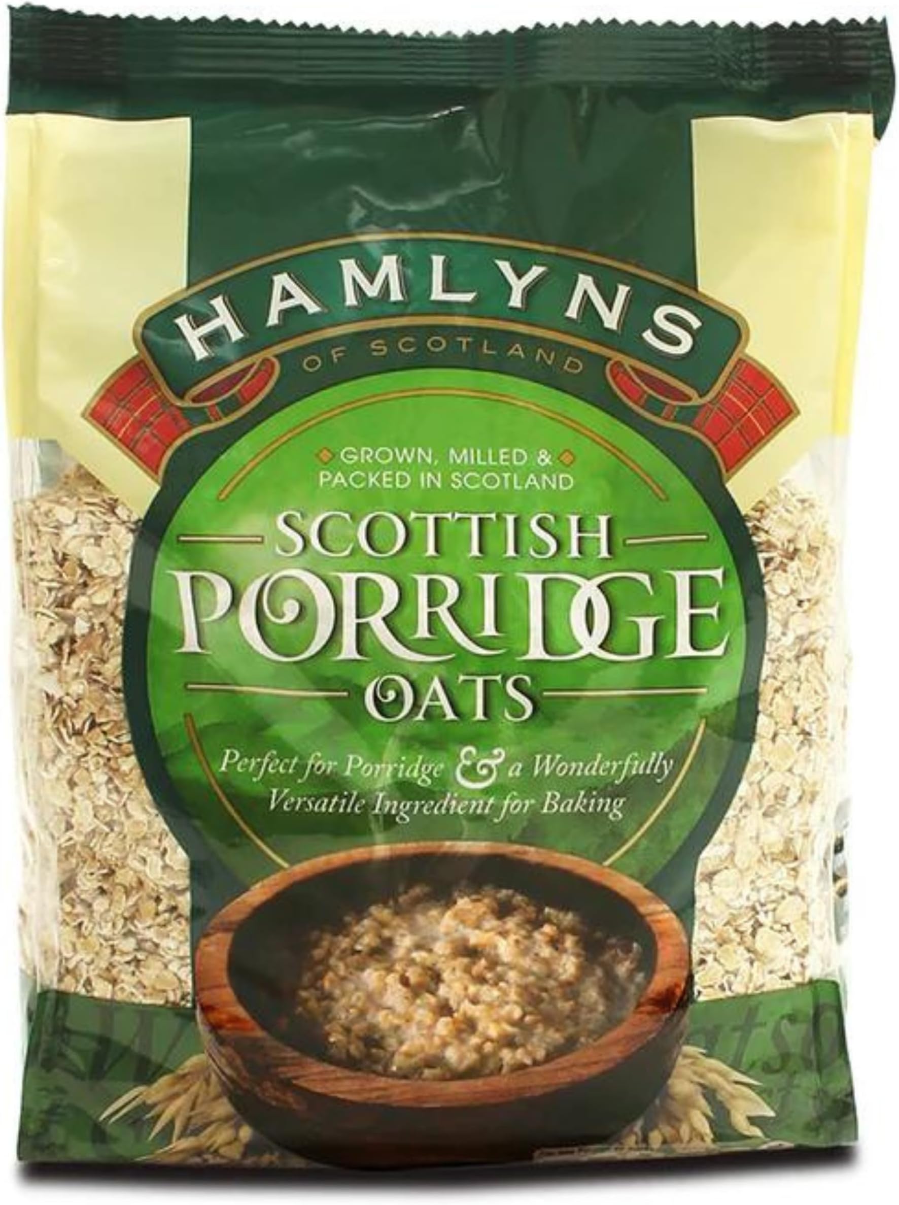 Hamlyns Scottish Rolled Porridge Oats, 26 Ounce (Pack of 1)
