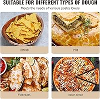 Vista 6 de VEVOR Prensa para Tortillas, Máquina para Tortillas y Roti de 8 Pulgadas, Prensa Tortilladora de Hierro Fundido Resistente, Máquina Pataconera