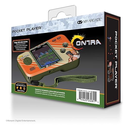 Vista 51 de My Arcade Pocket Player Handheld Game Console: 3 Built In Games, Pac-Man, Pac-Panic, Pac-Mania, Full Color Display, Speaker, Volume Controls