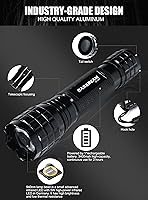 Vista 3 de DARKBEAM Linterna IR Infrarrojos 940nm Luces LED Mini para Visión Nocturna, recargable Portátil Táctica IR Iluminador Antorcha, Enfoque Ajustable