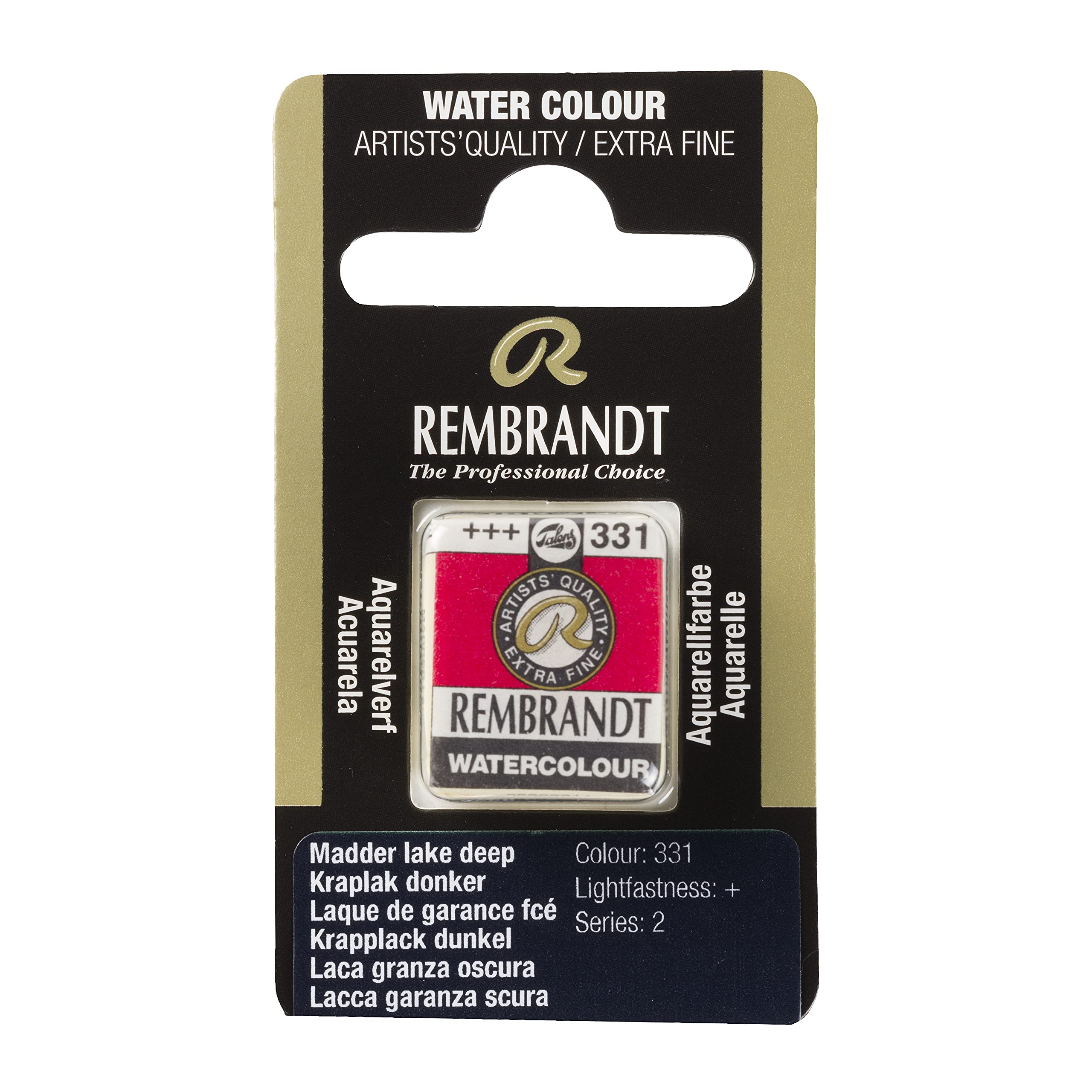 Rembrandt Madder Lake Deep Watercolour Pan 331 (05863311)