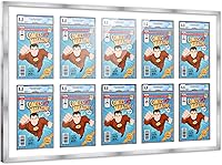 Vista 131 de Poster Palooza Marco de cómic con paspartú para 2 cómics CGC, CBCS o PGX Graded Comics – Marco de cómic negro para cómics de 8.125 x 13 pulgadas