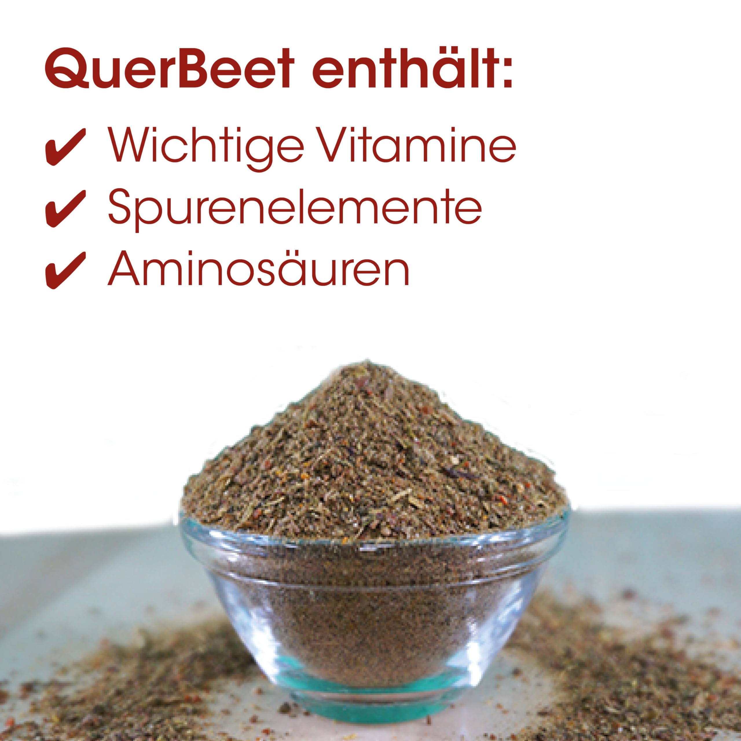 Fit-BARF QuerBeet für Hunde 2,5kg - Ergänzungsfutter Gemüse-Obst-Pulver für gesunde Rohfütterung
