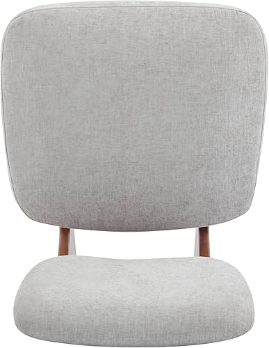 Miniatura 10 de Christopher Knight Home Mores - Juego de 2 sillas decorativas de perfil bajo, modernas sillas sin brazos, silla de lectura cómoda de tela para