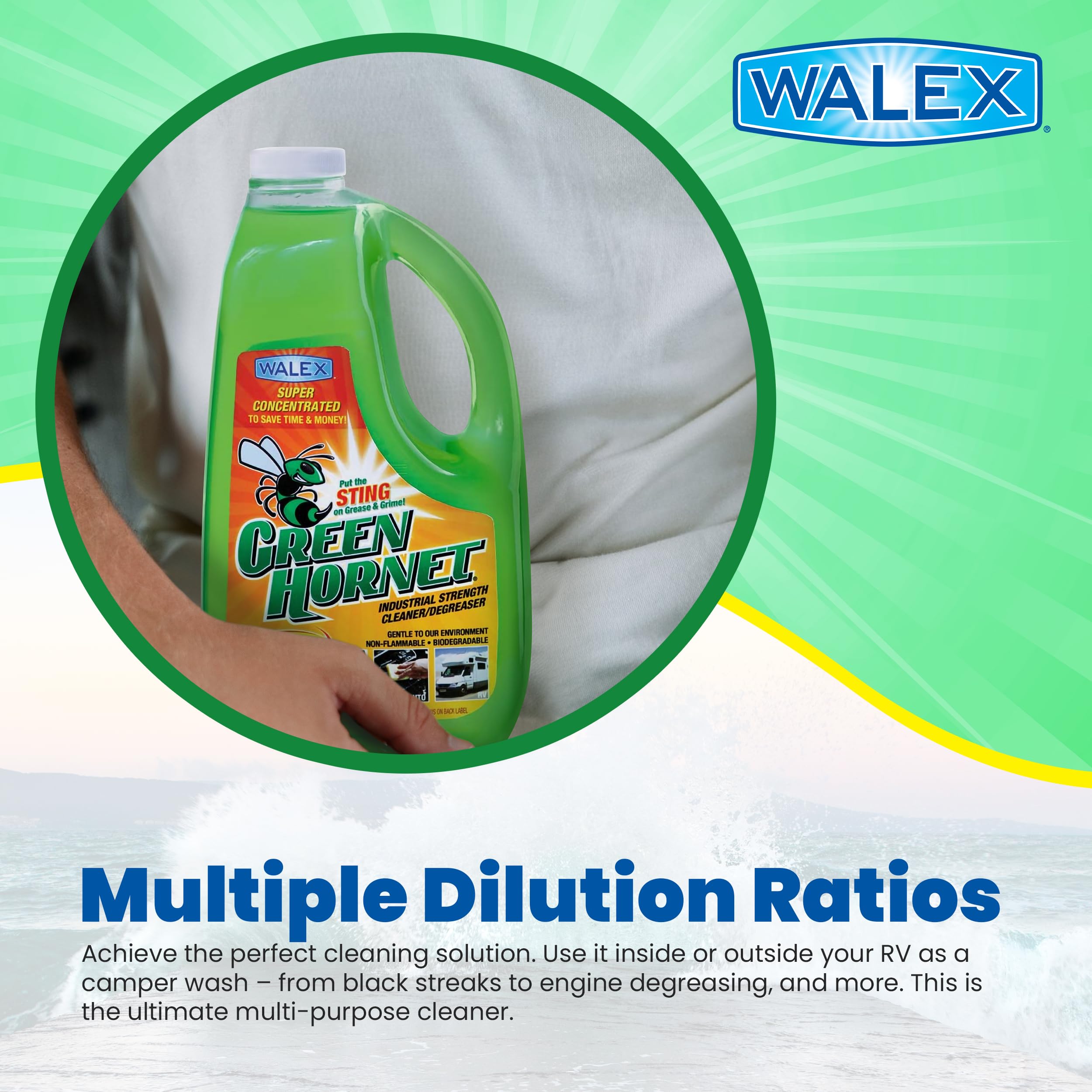 Amazon.com: Walex Green Hornet Heavy Duty Degreaser Cleaner Multi