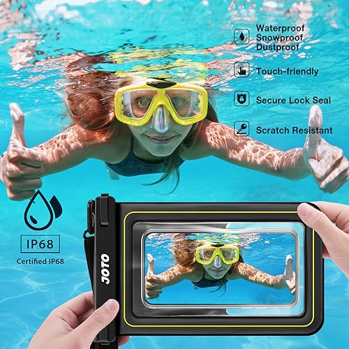 Miniatura 3 de JOTO IP68 Flotante grande flotante impermeable bolsa para teléfono de hasta 10 pulgadas, funda de teléfono subacuático Bolsa seca para iPhone 17 16