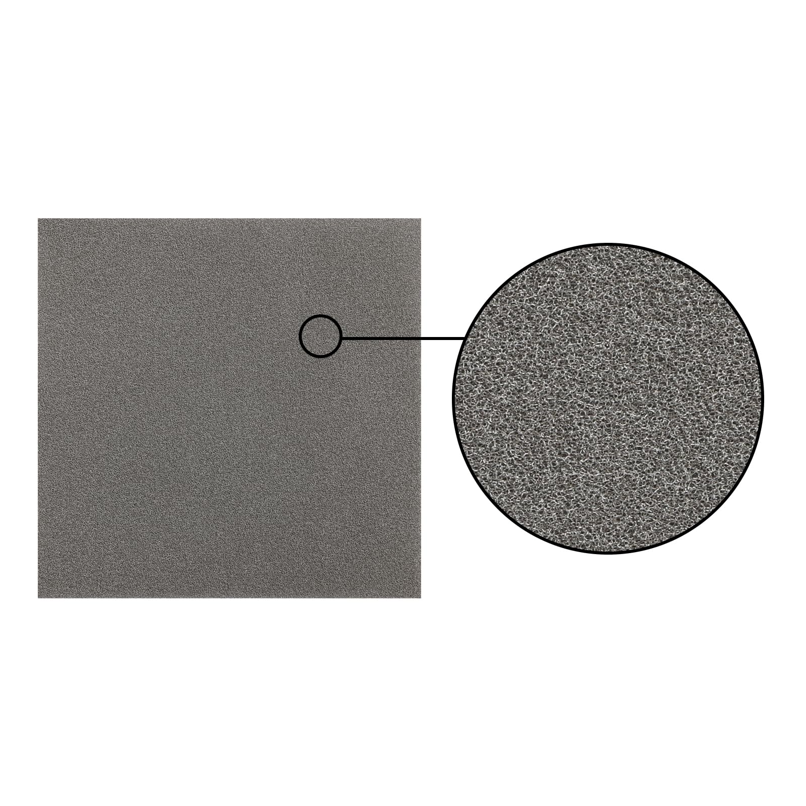 stonylab Mousse de nickel, 100x100x2 mm, Testée GDMS, Structure poreuse pour recherche électrochimique, 1 Pièce