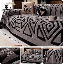 FANSU Plush 1/2/3/4/5 Seater Stretch Sofa Towel, Anti-Dust Bohemia, Bed Cover, Sofa Cover, Dog Cat Protective Cover (Light Grey, 180 x 150 cm)