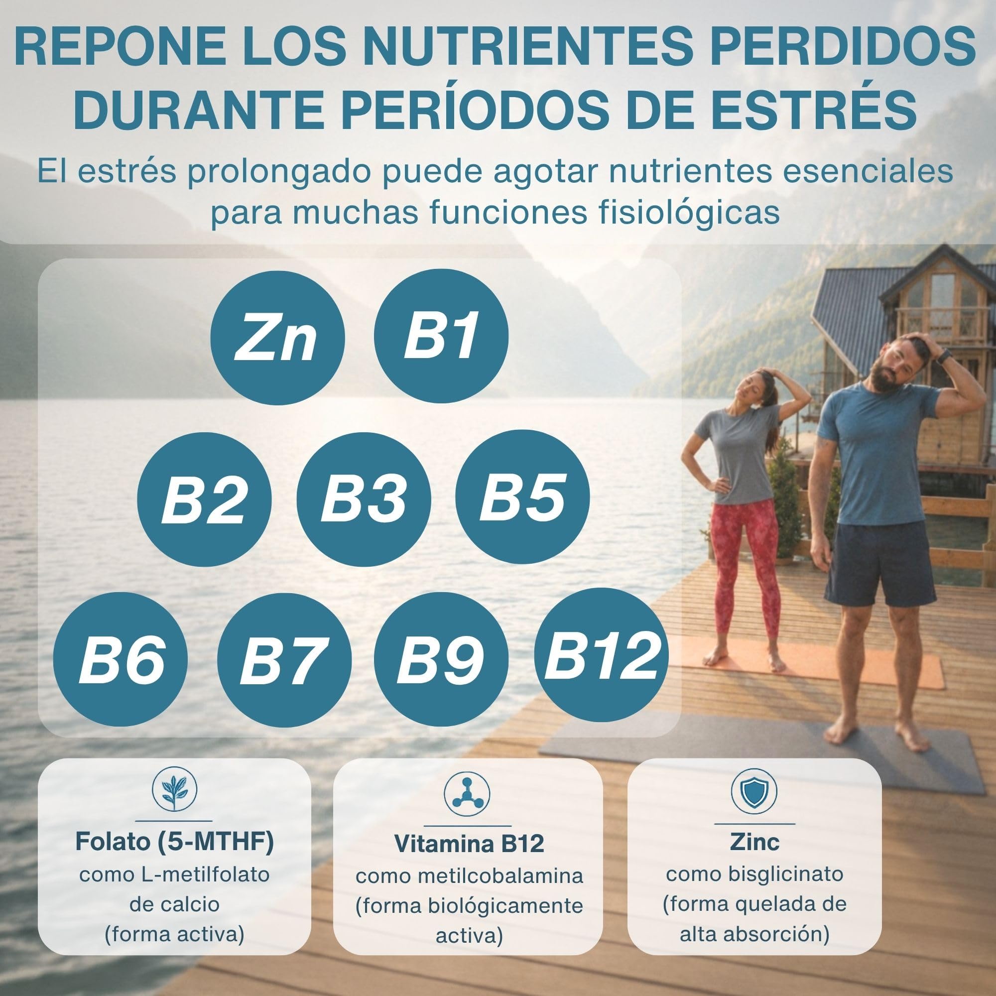 Igennus Ashwagandha Avanzada KSM-66 Complejo Para el Estrés 600 mg con L-Teanina y Magnesio, Vitaminas B y Zinc, Etiqueta Limpia, Extracto de Raíz únicamente, 5% de Withanólidos, Vegano, 90 Dosis