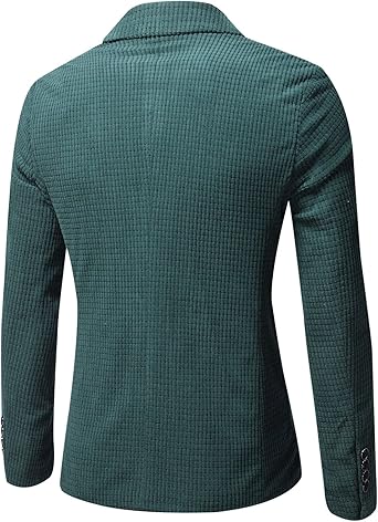 Giacca In Lino Uomo Estiva - Blazer Leggero A Due Bottoni, Casual Ed Elegante Per Primavera/Estate
