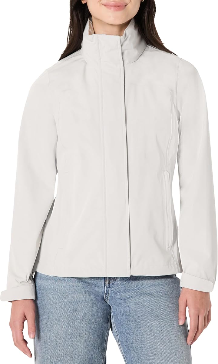 Chaqueta impermeable ligera con capucha para mujer