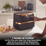 Ninja Foodi FlexDrawer Air Fryer 2 Compartiments, 10,4L, 7 en 1 AF500EUCP - 12