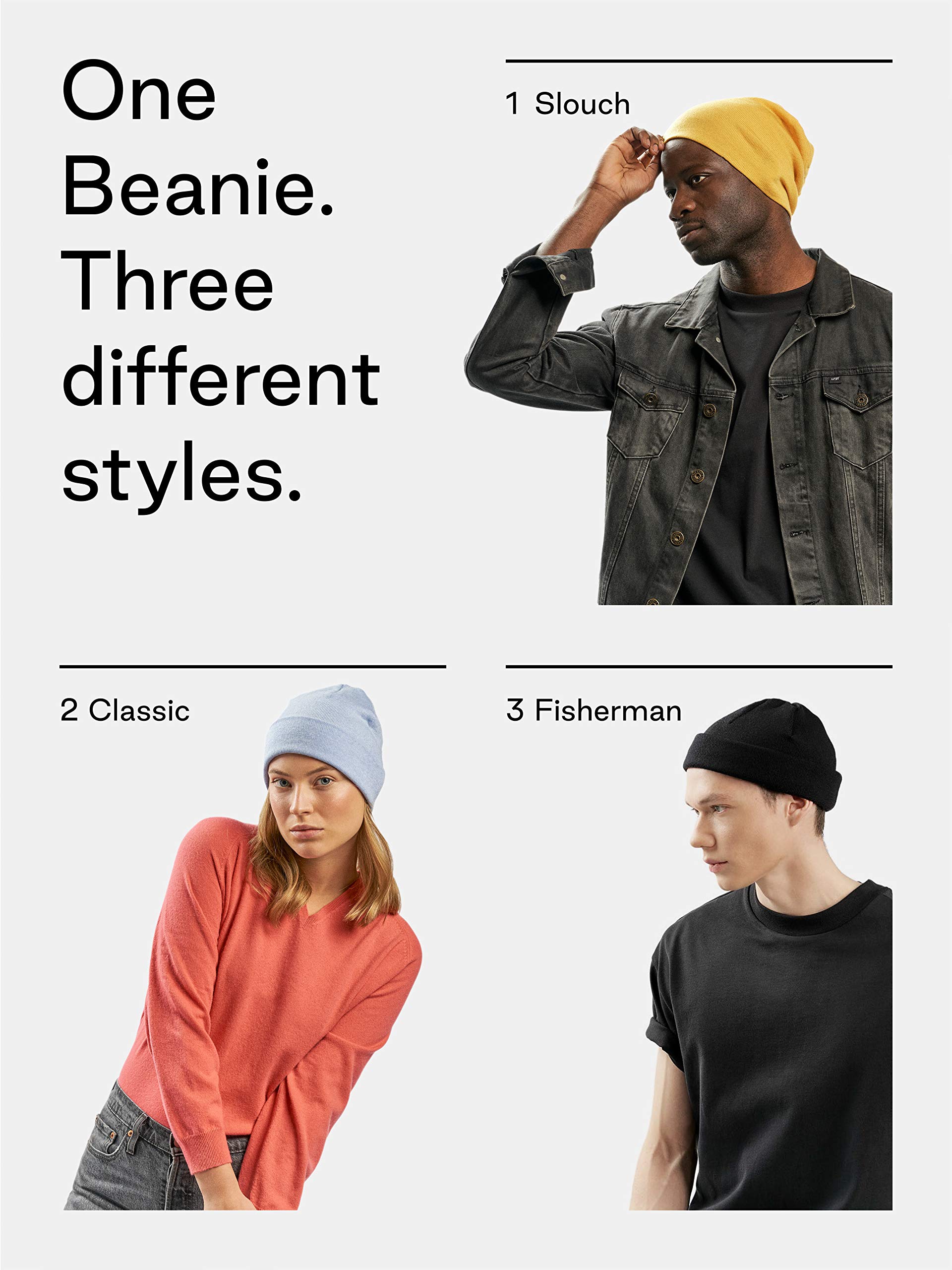 Enter the Complex® Bonnet Chapeau Hiver, Femme et Homme, Unisexe, Beanie en 100% Laine Merinos