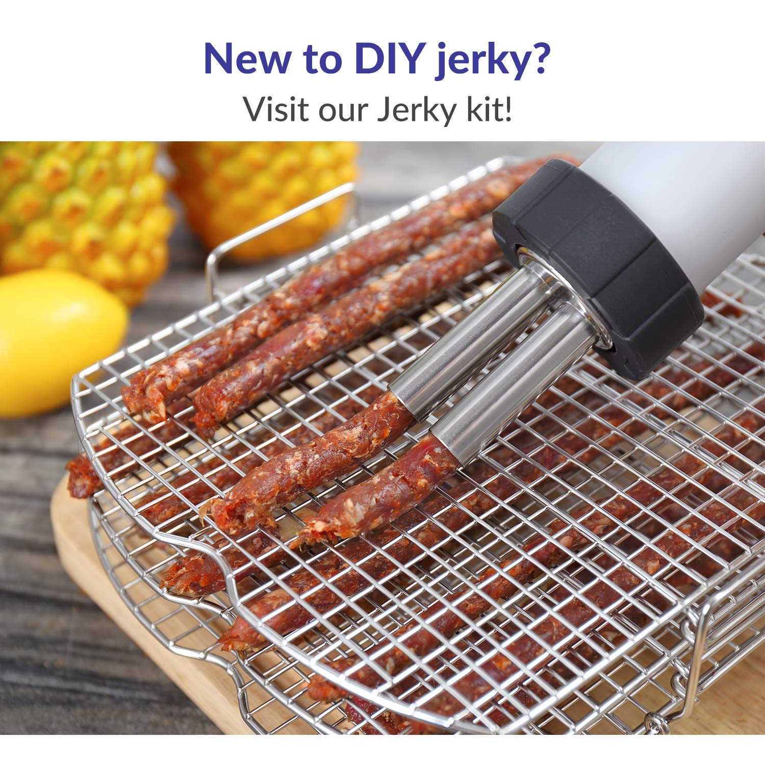 Geesta Classic Jerky Gun, EasyClean Jerky Maker, Aluminum Barrel with