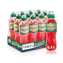 Energade, Bevanda Reintegrante 12×0,5L, Gusto Arancia Rossa, Con Sali Minerali, Perfetta Per L’Attività Fisica, Tappo Push&Pull, Formato Sportivo per Idratazione in Movimento