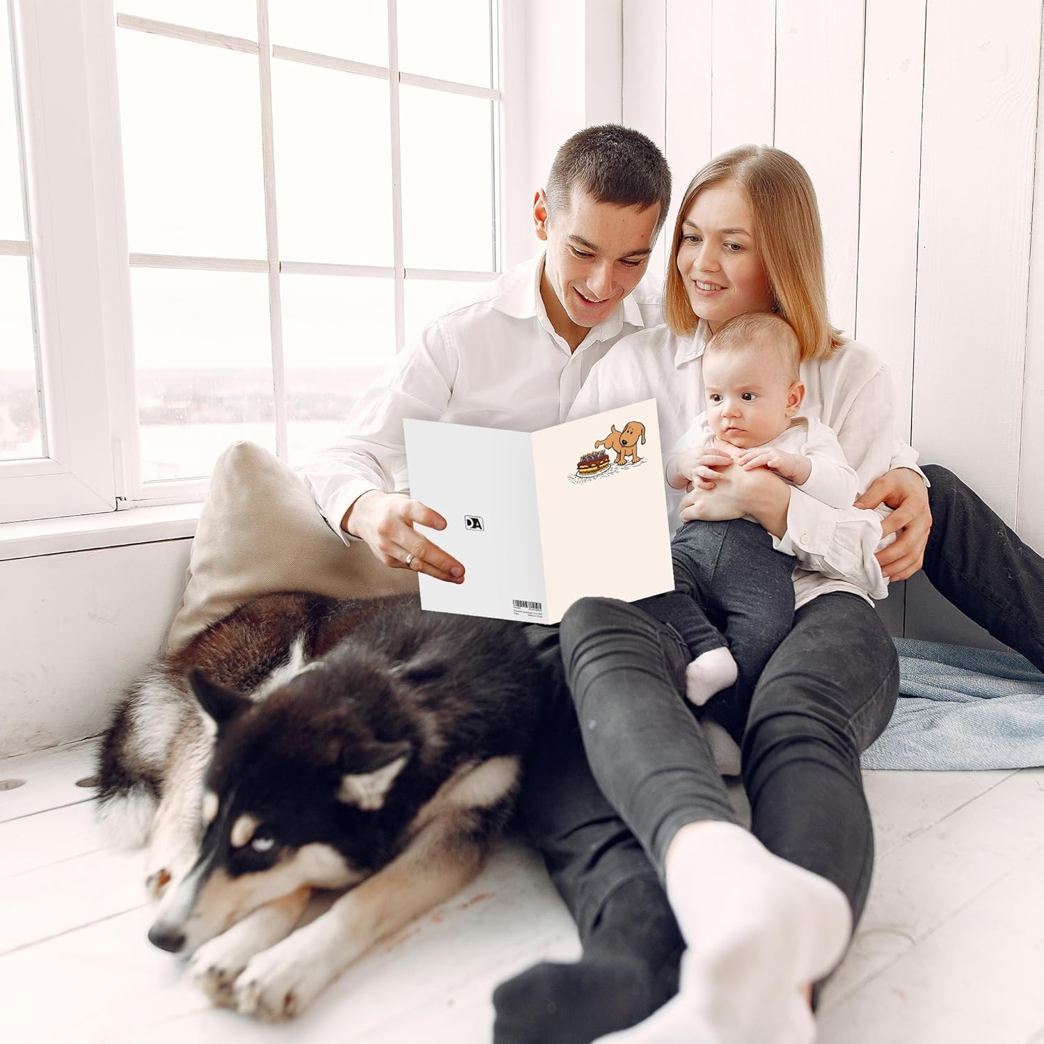 Funny Birthday Card for Men Women, Cute Dog Birthday Card for Dog Moms, Dogs Dads, Happy Dog Lovers Birthday Gifts Card Ideal for Her Him, Suitable for All Ages Bday Cards from Dogs - Image 6