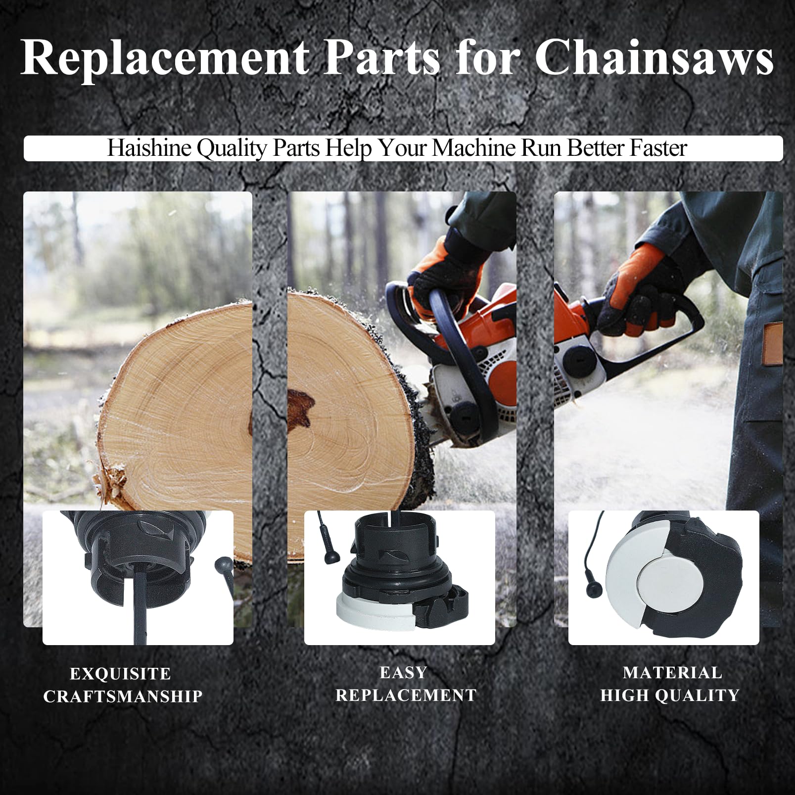 HAISHINE 2er Set Ölkappe Kompatibel Mit STIHL HT100, HT101, HT130, HT131, MS171, MS181, MS192, MS200, MS210, MS230, MS240, MS250, MS260, MS360, MS381 U.v.m.