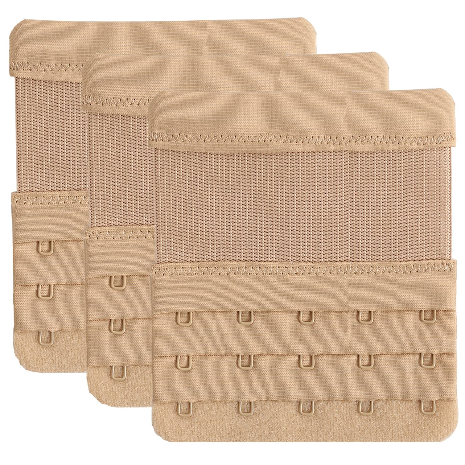 Women's Bra Extenders 4 Hook / 3 Hook / 5 Hook / 2 Hook Soft Comfortable Stretchy Bra Extension Strap