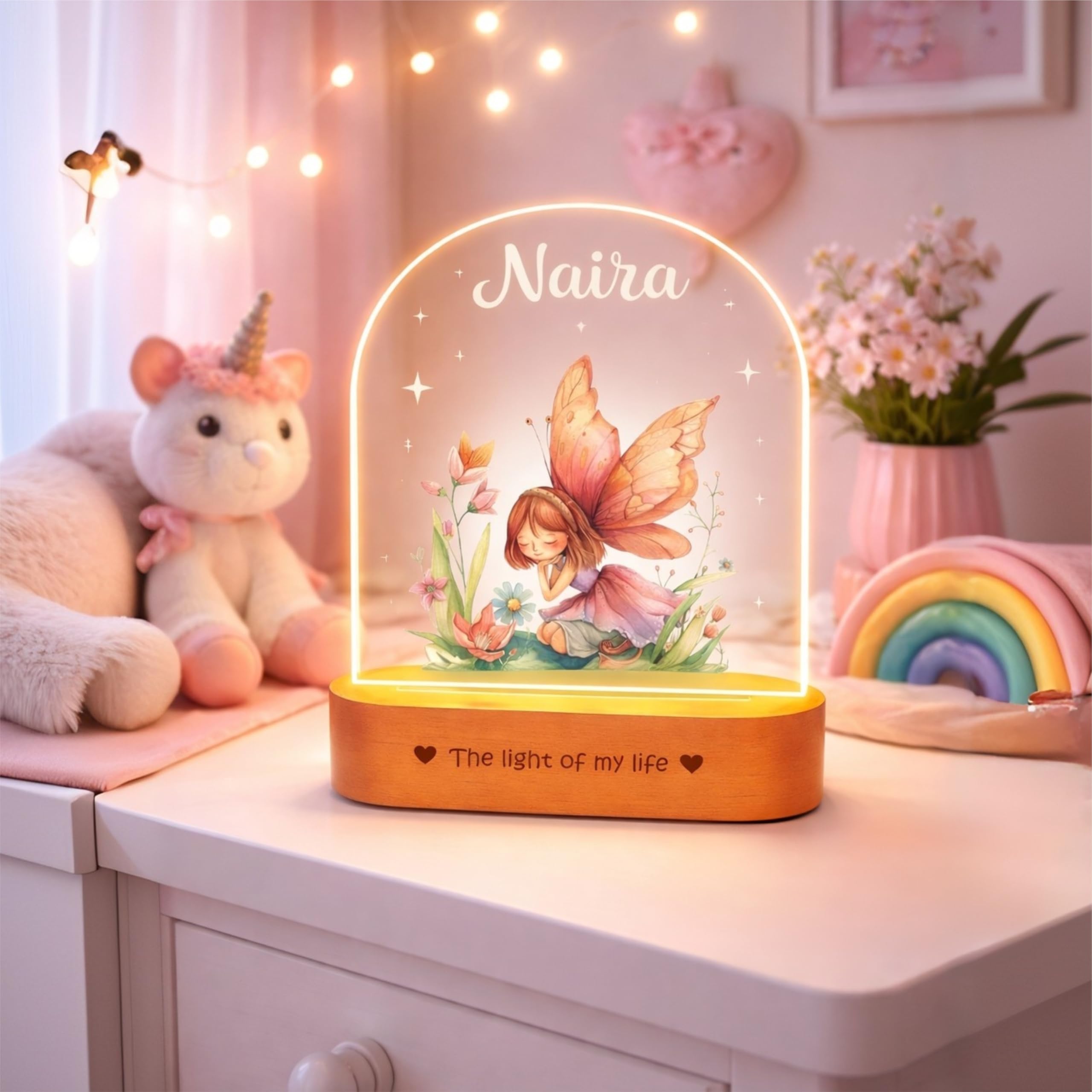 Personalized Unicorn Night Lamp - Custom Name Gift -12 Personalized Unicorn Night Lamp - Custom Name Gift -12