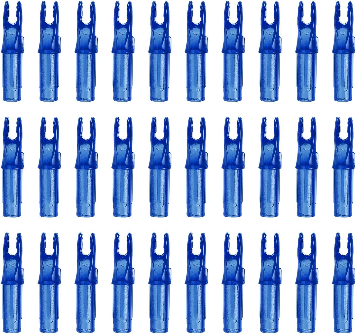 PATIKIL Archery Arrows Nocks 6.2mm, Plastic Insert Arrow Nock Replacement Arrow Tails for Shooting Compound Recurve
